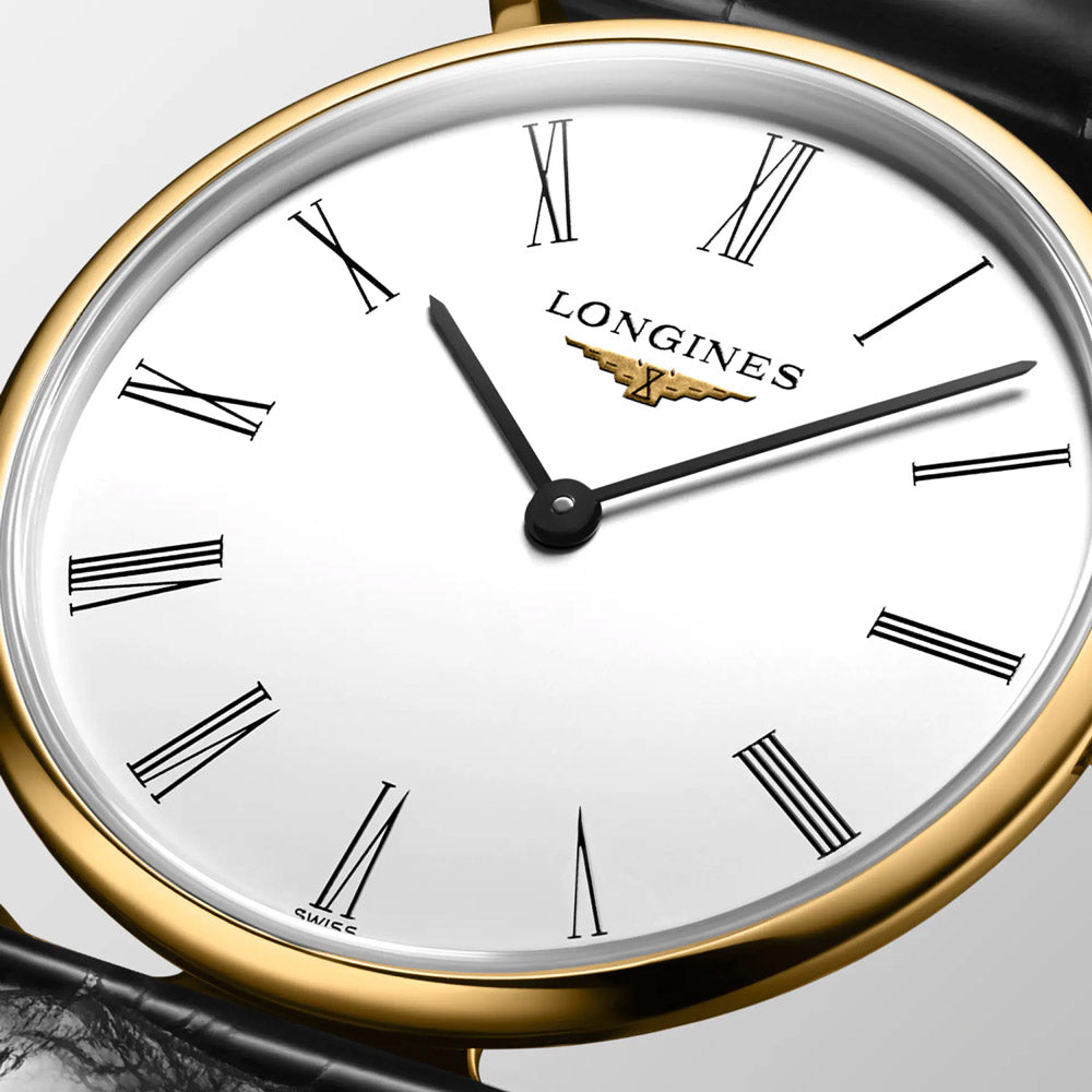 Longines La Grande Classique 29mm White Dial Yellow PVD Steel Ladies Quartz Watch L4.512.2.11.2