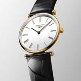 Longines La Grande Classique 29mm White Dial Yellow PVD Steel Ladies Quartz Watch L4.512.2.11.2