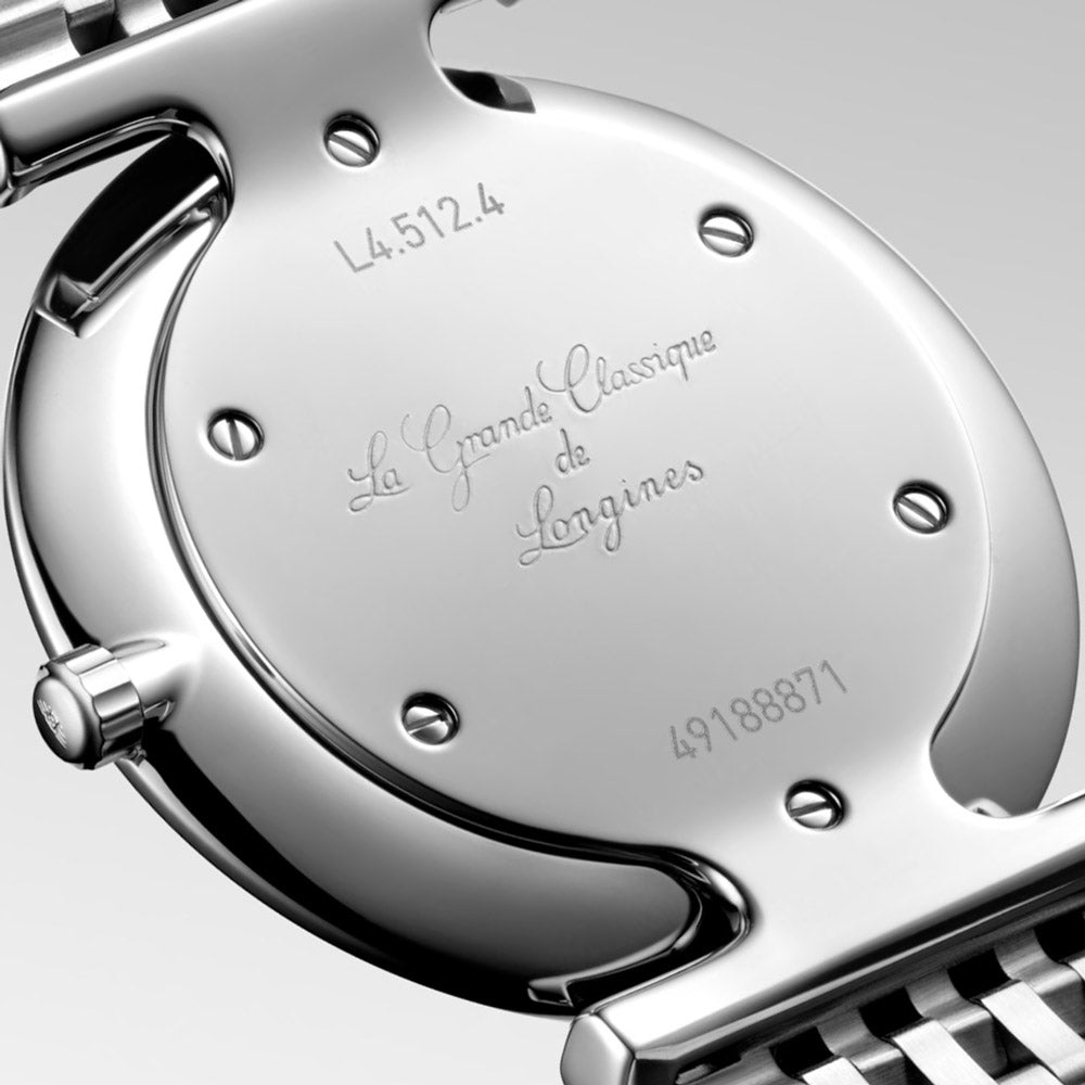 Longines La Grande Classique 29mm Blue Dial Diamond Ladies Quartz Watch L4.512.4.97.6