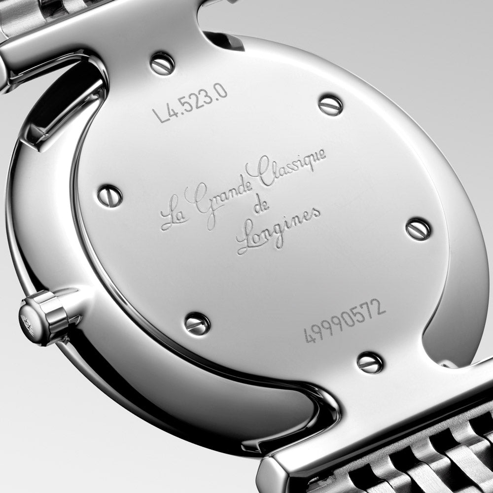 Longines La Grande Classique 29mm MOP Dial Diamond Ladies Quartz Watch L4.523.0.87.6