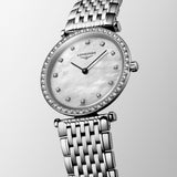 Longines La Grande Classique 29mm MOP Dial Diamond Ladies Quartz Watch L4.523.0.87.6