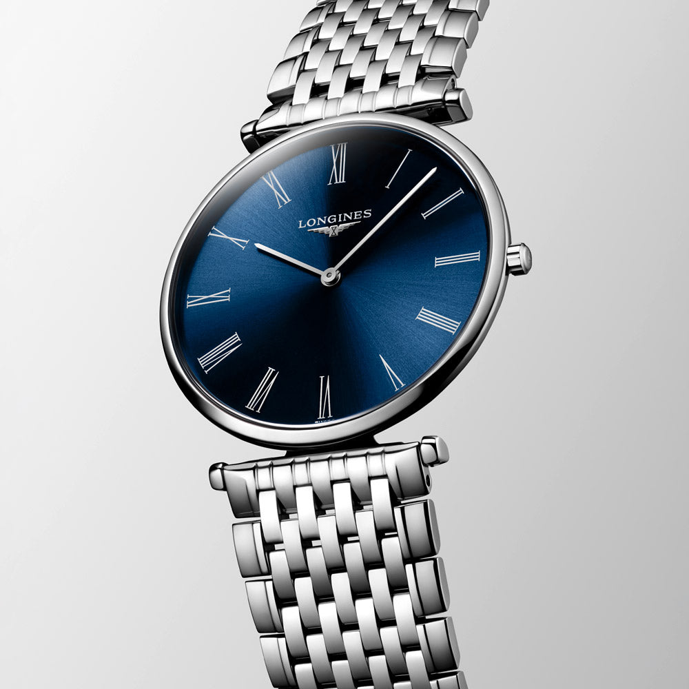 Longines La Grande Classique 36mm Blue Dial Stainless Steel Quartz Watch L4.755.4.94.6