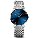 Longines La Grande Classique 36mm Blue Dial Stainless Steel Quartz Watch L4.755.4.94.6