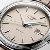 Longines Flagship 40mm Beige Dial Automatic Gents Watch L4.984.4.79.2
