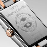 Longines DolceVita Silver Dial 18ct Rose Gold Capped Steel Diamond Ladies Quartz Watch L5.255.5.79.7