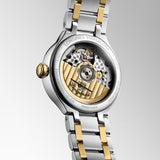 Longines PrimaLuna 34mm Silver Dial Moonphase 18ct gold and steel Ladies Automatic Watch L8.126.5.79.7