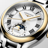 Longines PrimaLuna 34mm Silver Dial Moonphase 18ct gold and steel Ladies Automatic Watch L8.126.5.79.7