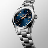 Longines Conquest Classic 34mm Blue Dial Ladies Quartz Watch L2.386.4.92.6