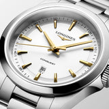 Longines Conquest 30 White Dial Ladies Quartz Watch L33504126