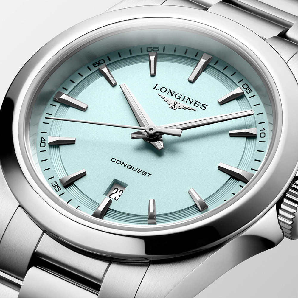 Longines Conquest 30mm Mint Blue Dial Ladies Quartz Watch L3.350.4.92.6