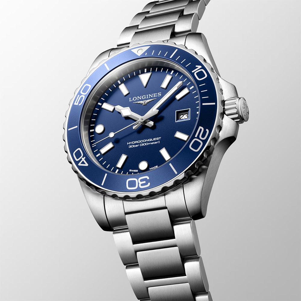 Longines HydroConquest 42mm Blue Dial Gents Quartz Watch L37694966