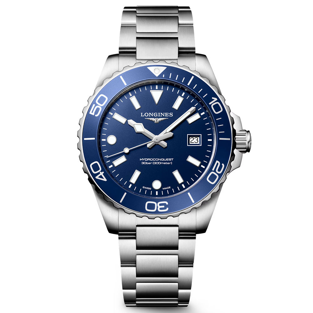 Longines HydroConquest 42mm Blue Dial Gents Quartz Watch L37694966