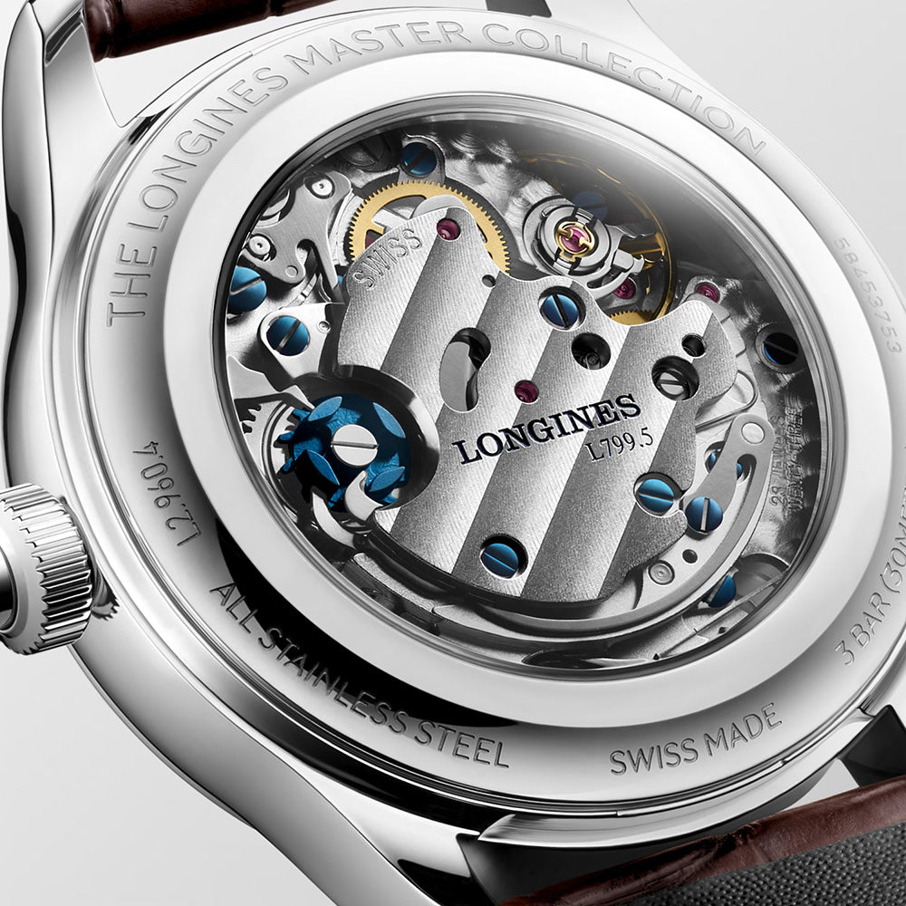 Longines Master Collection Chrono Monopusher 41mm Ivory Dial Manual Wound Gents Watch L2.960.4.78.2