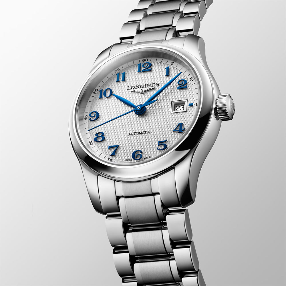 Longines Master Collection 30mm Silver Dial Automatic Ladies Watch L2.449.4.73.6