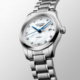 Longines Master Collection 30mm MOP Diamond Dot Dial Automatic Ladies Watch L2.449.4.87.6