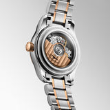 Longines Conquest 30mm MOP Diamond Dot Dial Steel and 18ct Pink Gold Cap Automatic Ladies Watch L24495897