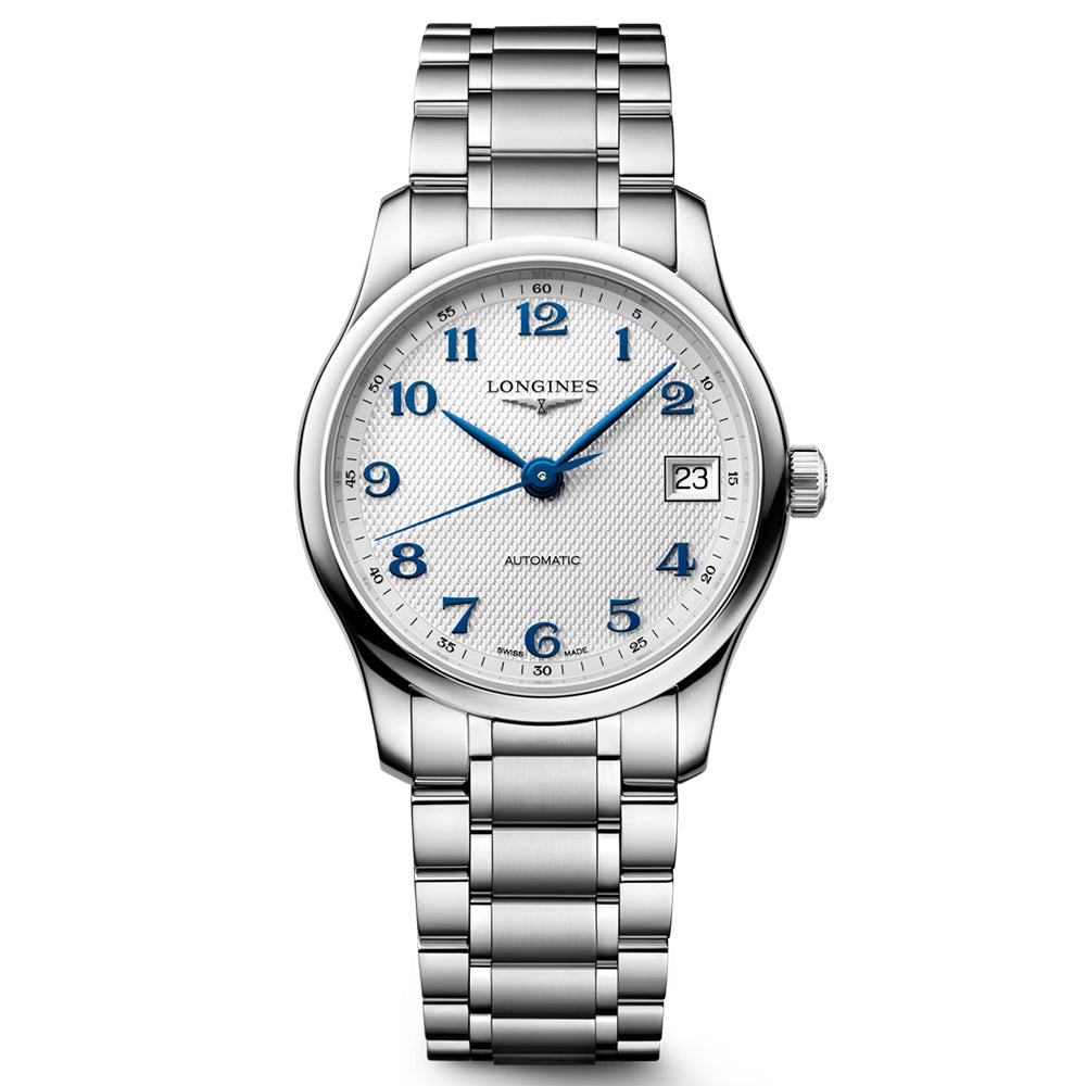 Longines Master Collection 34mm Silver Dial Automatic Ladies Watch L2.450.4.73.6