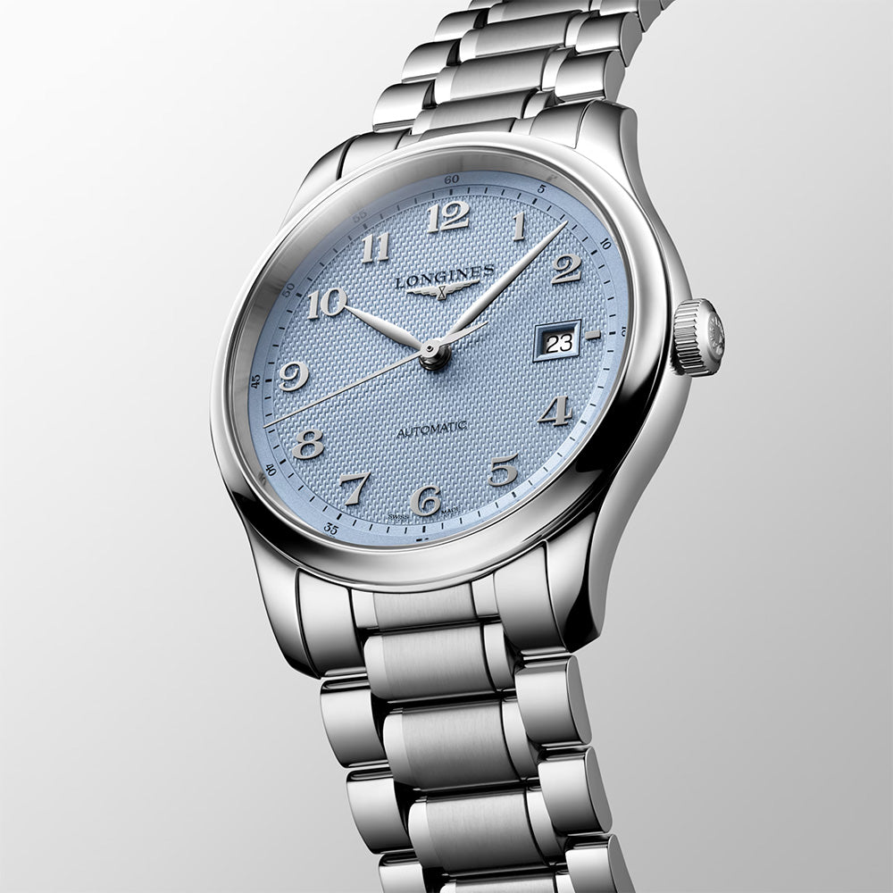 Longines Master Collection 41mm Light Blue Dial Automatic Watch L2.950.4.99.6