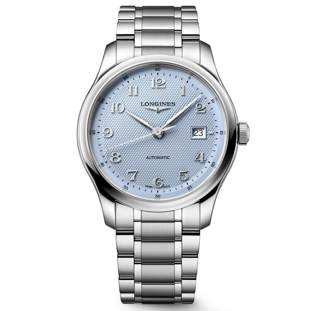Longines Master Collection 41mm Light Blue Dial Automatic Watch L2.950.4.99.6