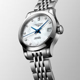 Longines Record Collection 26mm MOP Diamond Dot Dial Automatic Ladies Watch L23204876