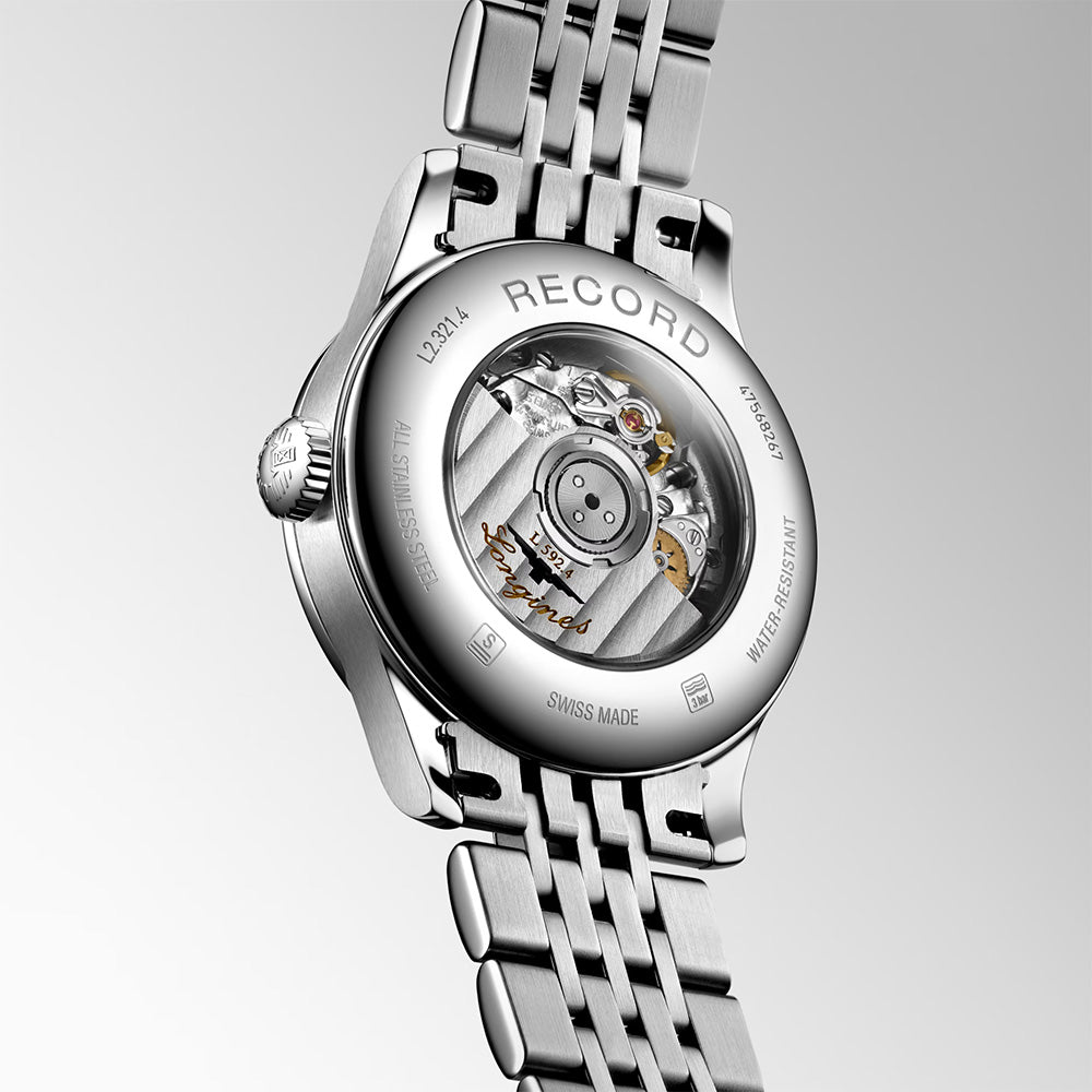 Longines Record Collection 30mm White Dial Automatic Ladies Watch L23214116