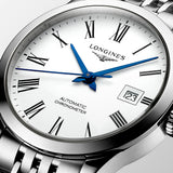 Longines Record Collection 30mm White Dial Automatic Ladies Watch L23214116
