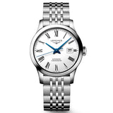 Longines Record Collection 30mm White Dial Automatic Ladies Watch L23214116