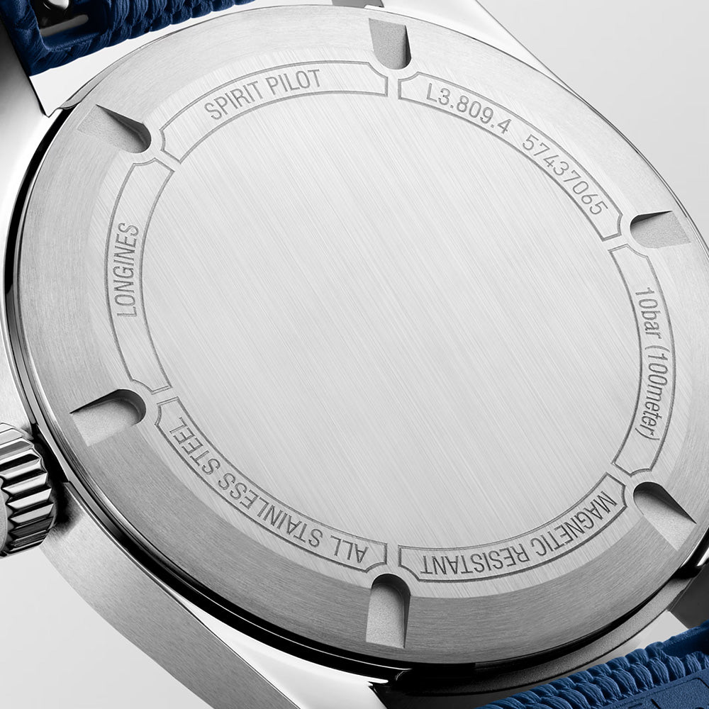 Longines Spirit Pilot 39mm Blue Dial Automatic Watch L38094939