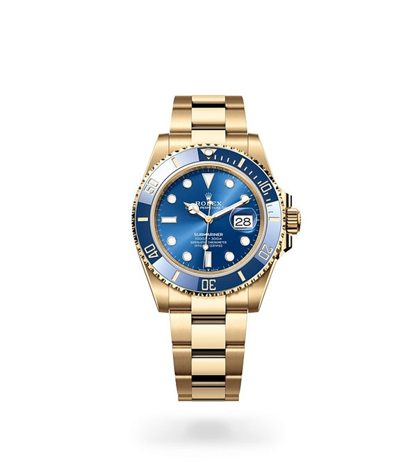 rolex m126618lb-0002 watch collection page upright image