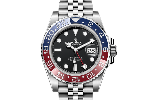 rolex m126710blro-0001 watch model page front facing image