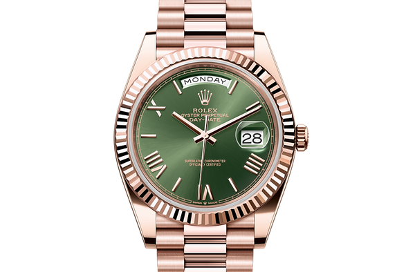 rolex m228235-0025 watch model page front facing image