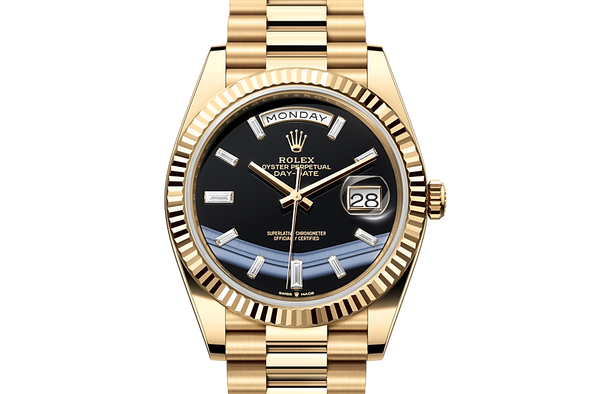 rolex m228238-0059 watch model page front facing image