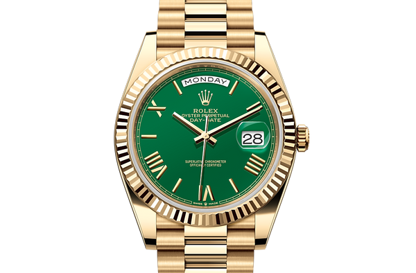 rolex m228238-0061 watch model page front facing image