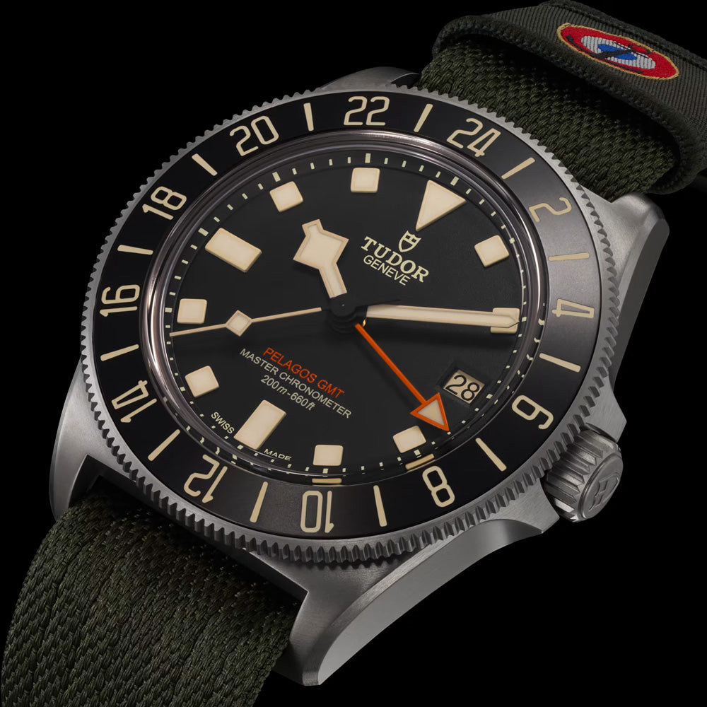 TUDOR Pelagos FXD GMT 42mm Black Dial Titanium Gents Watch M2542G267NU-0002