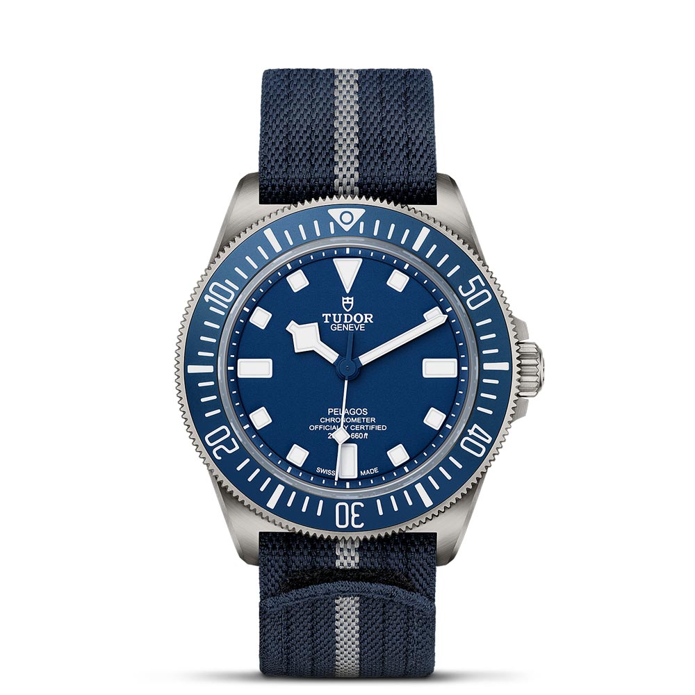 TUDOR Pelagos FXD Swiss Diving 42mm Blue Dial Titanium Gents Watch M25707B/23-0001
