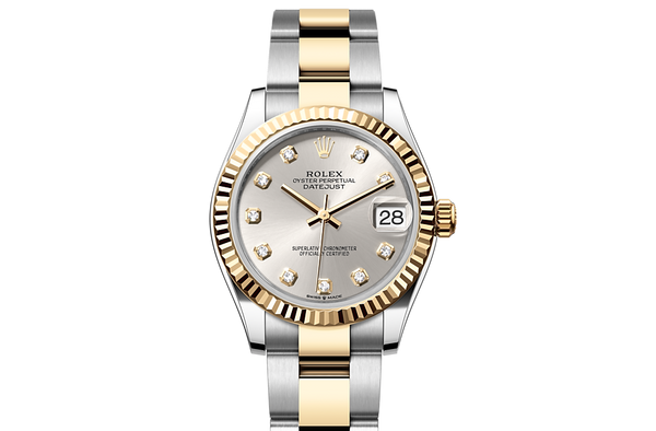 rolex m278273-0019 watch model page front facing image