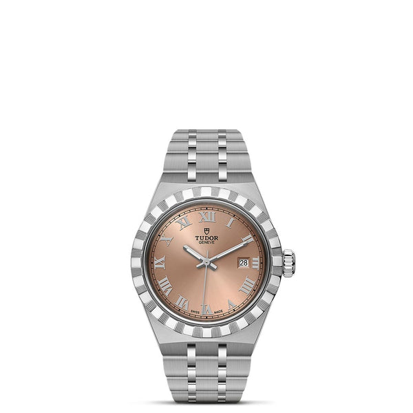 TUDOR Royal 28mm Salmon Dial Ladies Watch M28300-0008