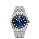tudor royal 38mm blue dial watch