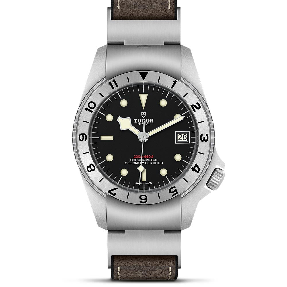 tudor black bay p01 black dial 42mm gents watch