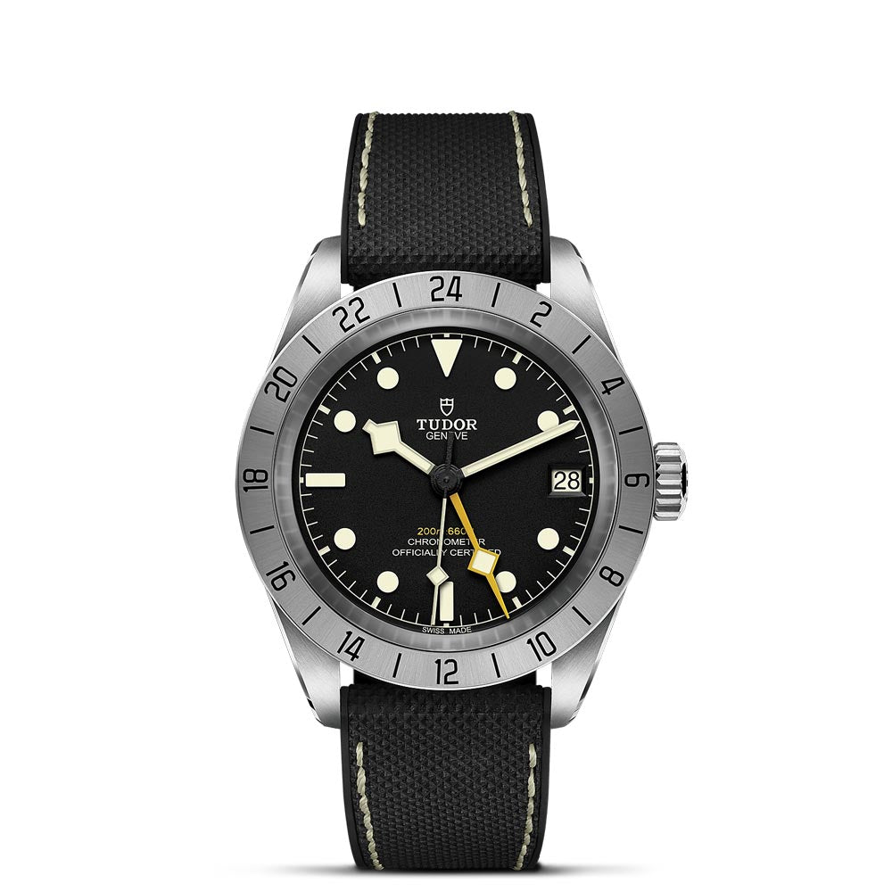 tudor black bay pro gmt 39mm black dial watch