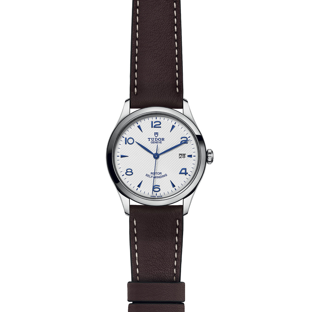 TUDOR 1926 39mm Opaline and Blue Dial Watch M91550-0010
