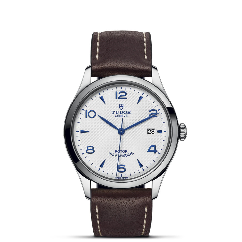 TUDOR 1926 39mm Opaline and Blue Dial Watch M91550-0010