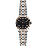 TUDOR 1926 39mm Black Diamond Set Dial Steel & Gold Watch M91551-0004