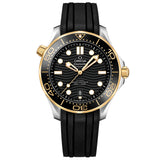 OMEGA Seamaster Diver 300M 42mm Black Dial 18ct Gold & Steel Automatic Gents Watch 21022422001001