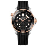 OMEGA Seamaster Diver 300M 42mm Black Dial 18ct Rose Gold & Steel Automatic Gents Watch 21022422001002