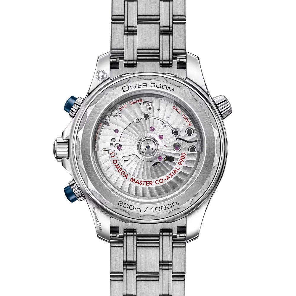 OMEGA Seamaster Diver 300M 44mm Grey Dial Automatic Chronograph Gents Watch 21030445106001