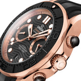 OMEGA Seamaster Diver 300M 44mm Black Dial 18ct Rose Gold Automatic Chronograph Gents Watch 21062445101001