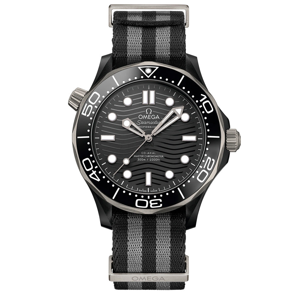 OMEGA Seamaster Diver 300M 43.5mm Black Dial Ceramic & Titanium Automatic Gents Watch 21092442001002