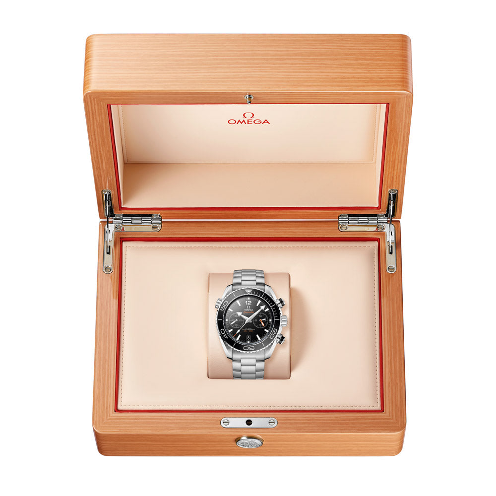 Omega Gents Seamaster Planet Ocean 600M Chronograph 45.5mm Black Dial Gents Automatic Watch 21530465101001