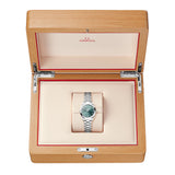 OMEGA Seamaster Aqua Terra 150M 30mm Pine Green Diamond Index Dial Automatic Ladies Watch 22010302060001